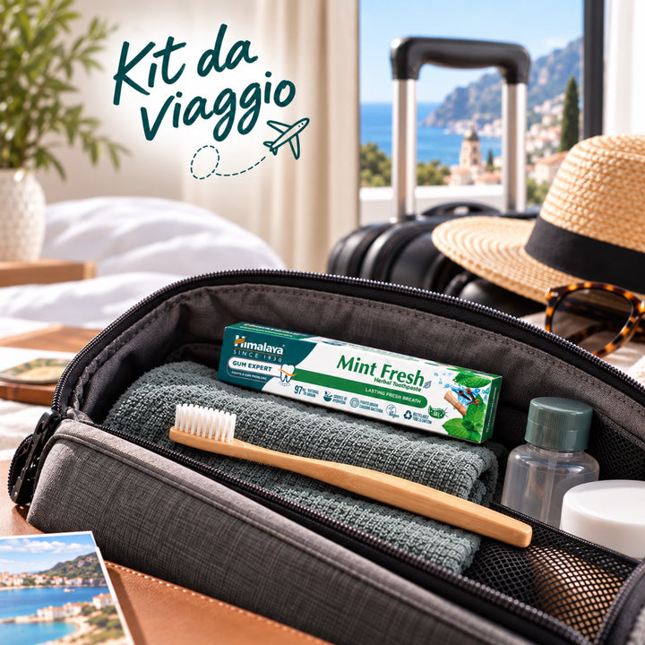 Dentifricio alle erbe Gum Expert - Menta Fresca - Formato da viaggio 40g