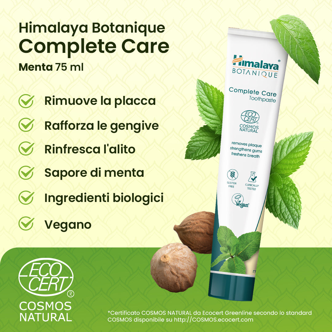 Dentifricio Himalaya Botanique Complete Care - Menta 75 ml