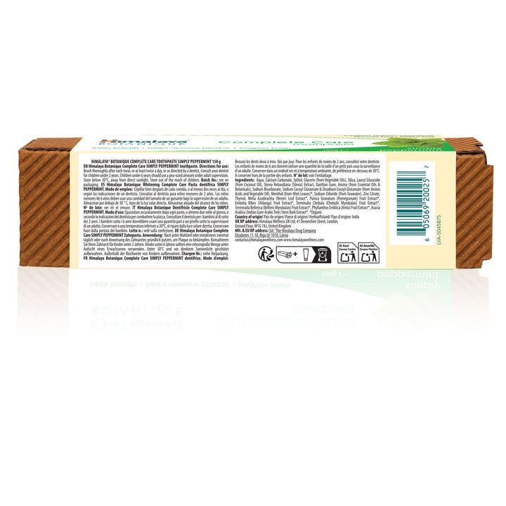 BOTANIQUE Dentifricio Complete Care – Simply Peppermint