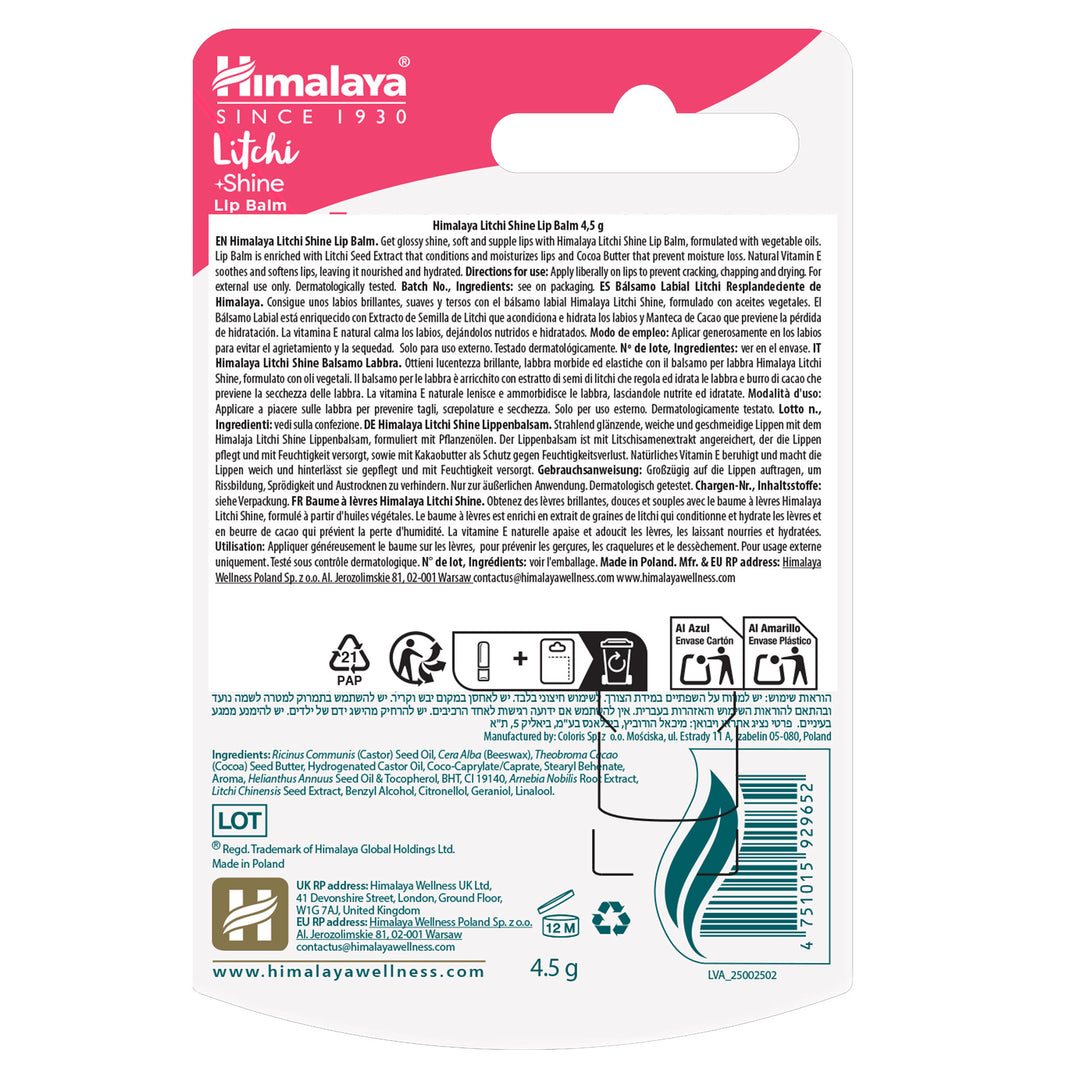 Himalaya Litchi Shine Balsamo Labbra 4.5g