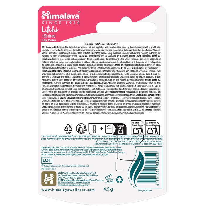 Himalaya Litchi Shine Balsamo Labbra 4.5g