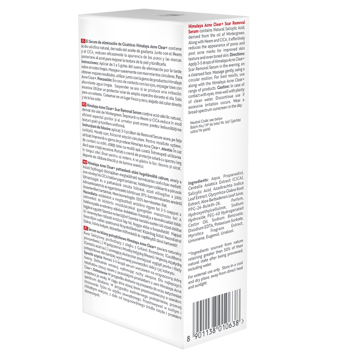 Himalaya Acne Clear+ Siero anti-cicatrici