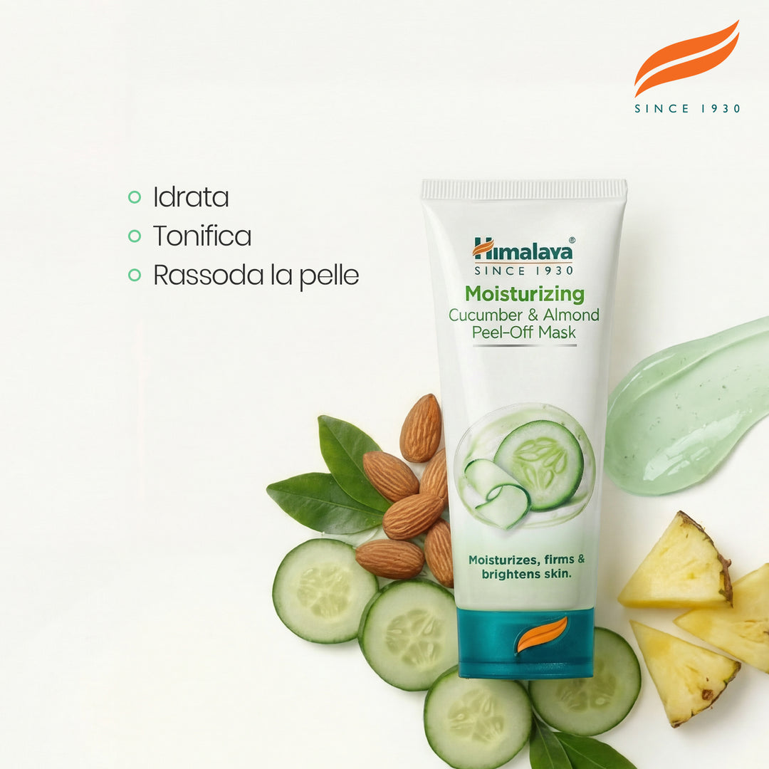 Maschera idratante al cetriolo e alla mandorla