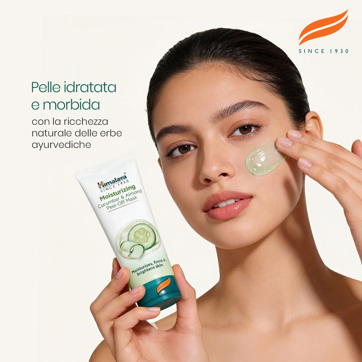 Maschera idratante al cetriolo e alla mandorla