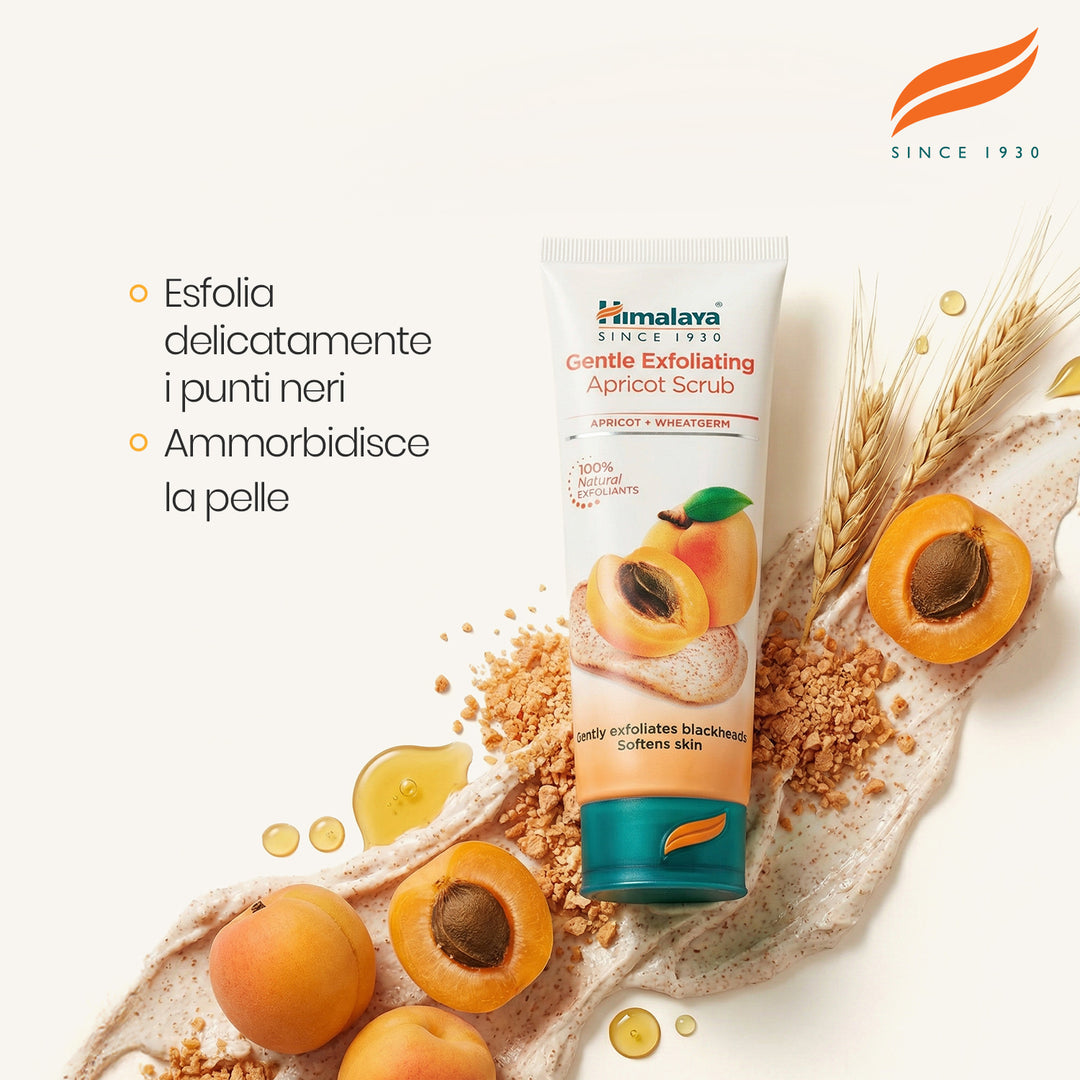 Scrub esfoliante delicato con albicocca