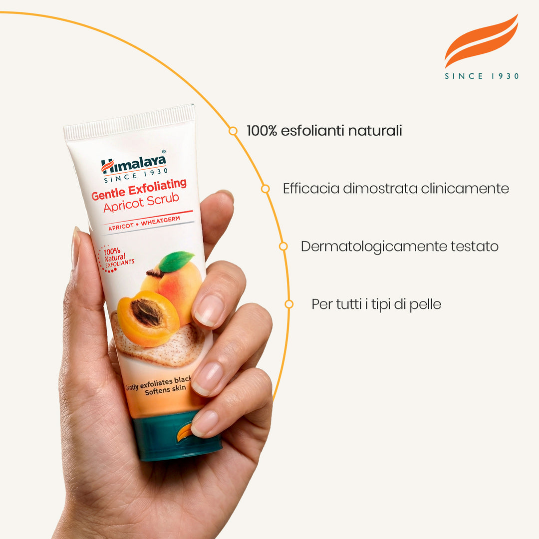 Scrub esfoliante delicato con albicocca