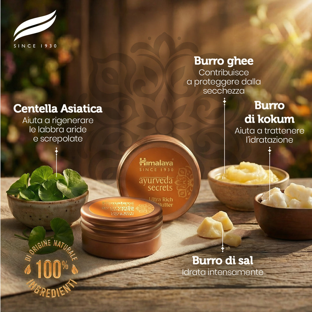 Himalaya AYURVEDA SECRETS ULTRA RICH LIP BUTTER