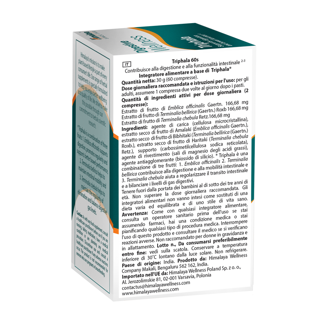 Himalaya Digestive Wellness Triphala - 60 Compresse