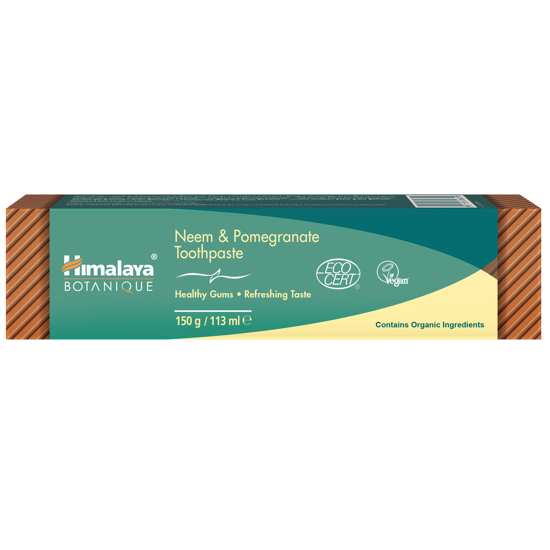 🎁 Himalaya BOTANIQUE Dentifricio a base di Neem e melograno - 150 g (100% off)