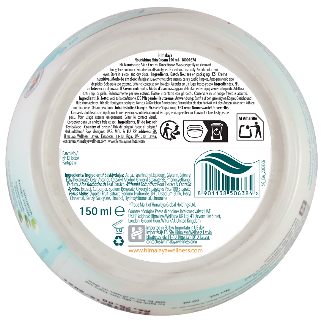 Crema nutriente per pelle