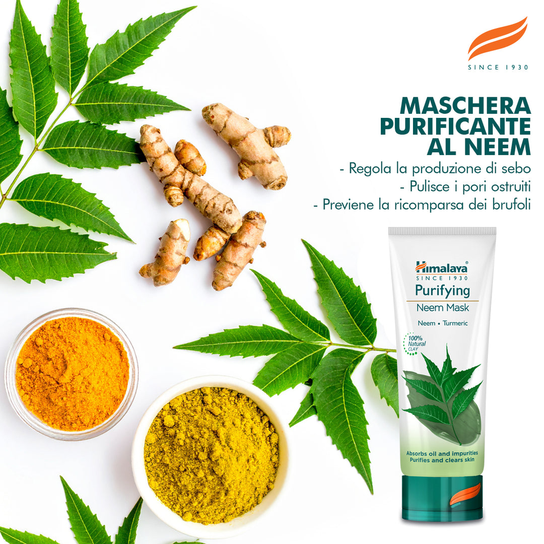 Maschera purificante al neem