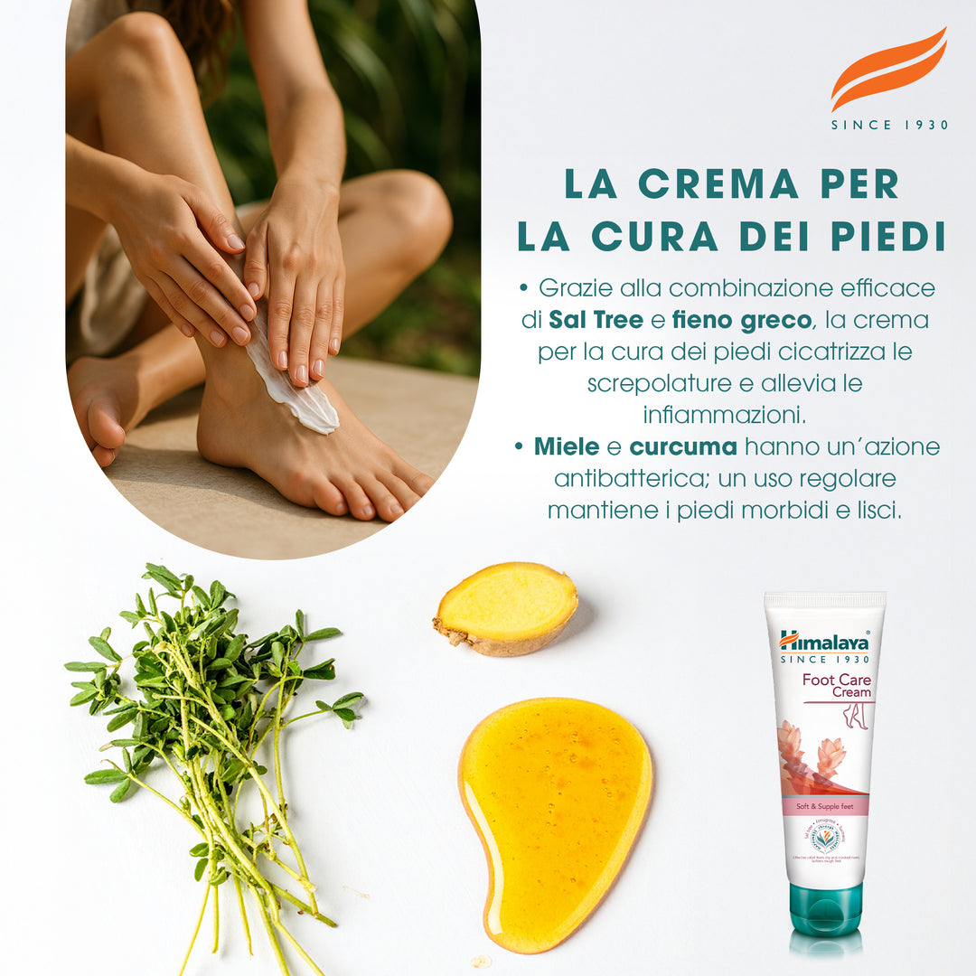 Crema per la cura dei piedi