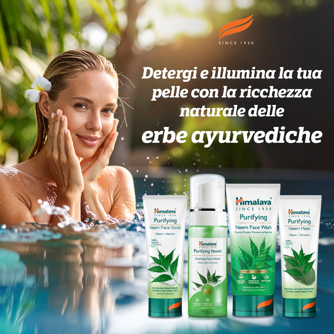 Detergente viso purificante a base di Neem