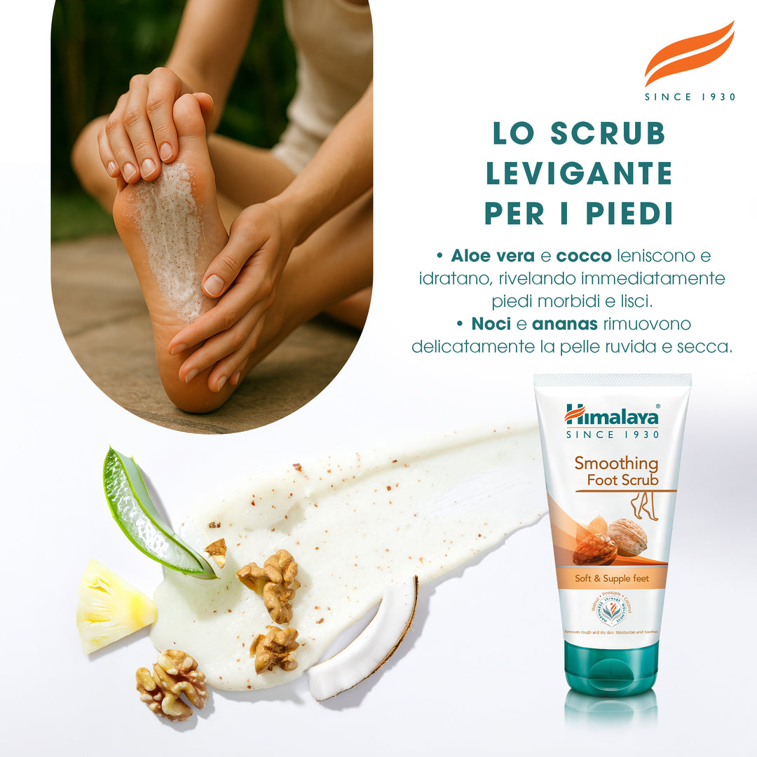Scrub levigante per piedi