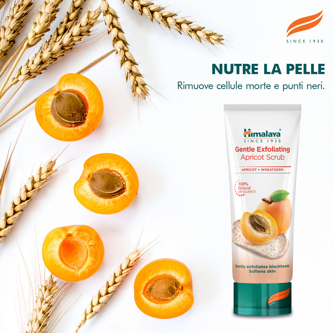 Scrub esfoliante delicato con albicocca