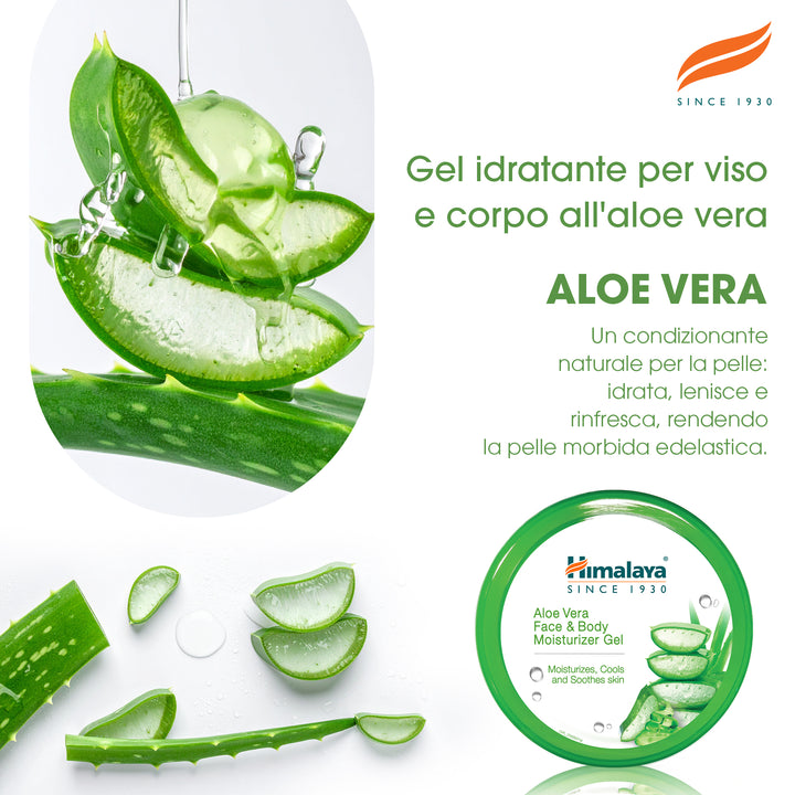 Gel idratante viso e corpo a base di Aloe Vera