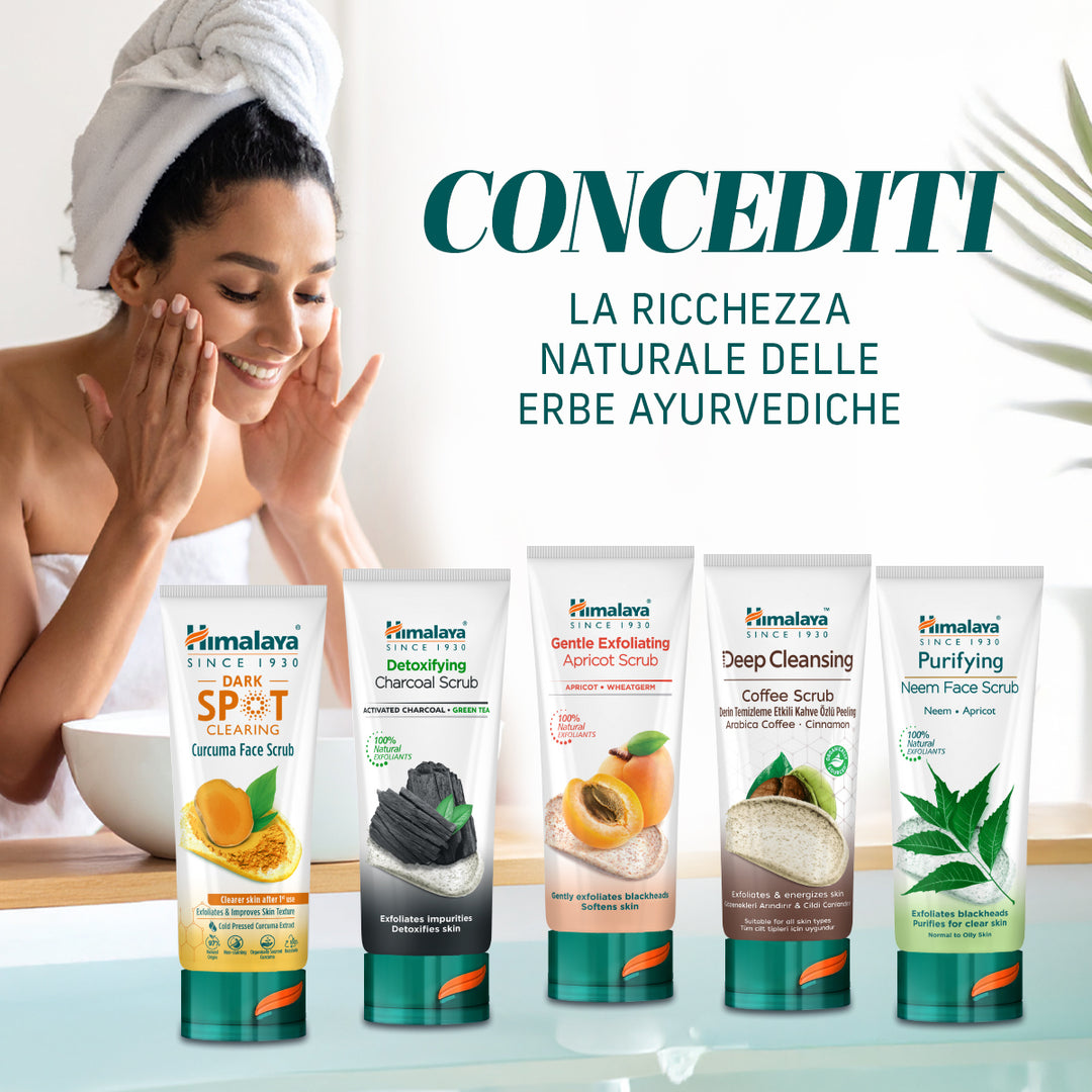 Scrub disintossicante al carbone vegetale