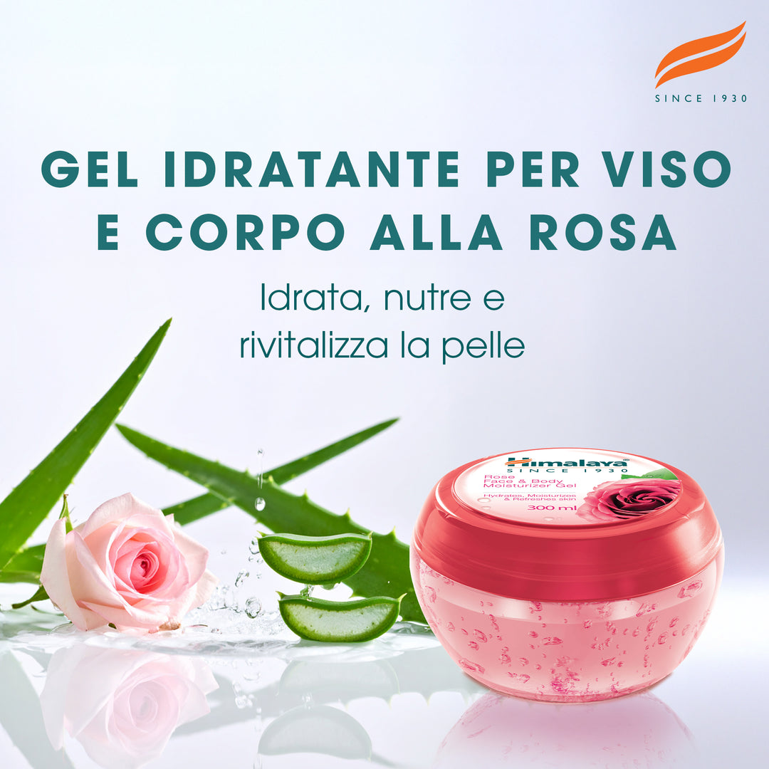 HIMALAYA GEL IDRATANTE VISO E CORPO ALLA ROSA 300ML