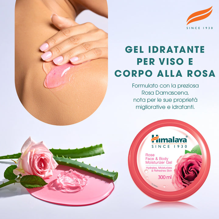 HIMALAYA GEL IDRATANTE VISO E CORPO ALLA ROSA 300ML