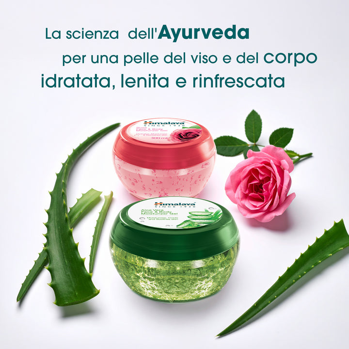 HIMALAYA GEL IDRATANTE VISO E CORPO ALLA ROSA 300ML