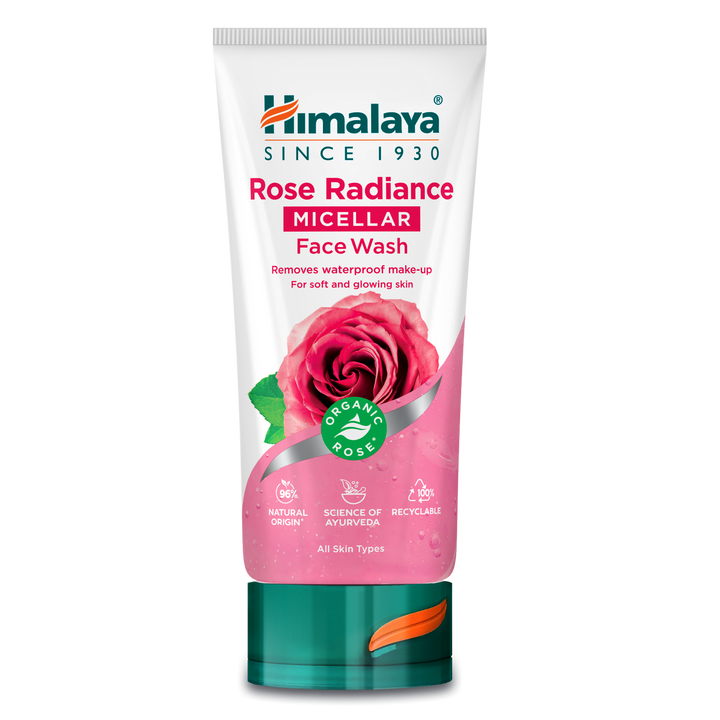 HIMALAYA DETERGENTE VISO MICELLARE ILLUMINANTE ALLA ROSA 150ML