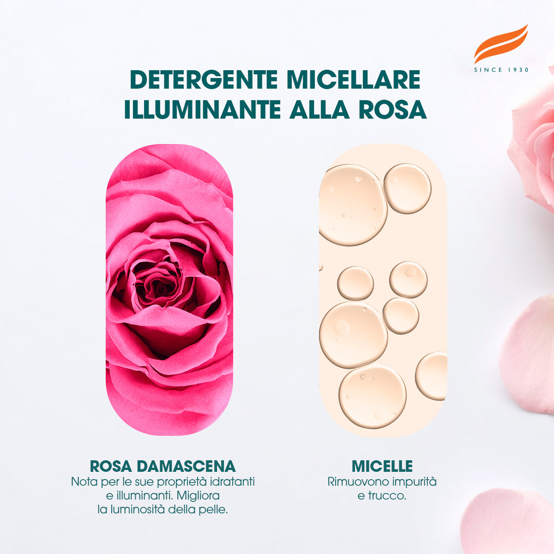 HIMALAYA DETERGENTE VISO MICELLARE ILLUMINANTE ALLA ROSA 150ML