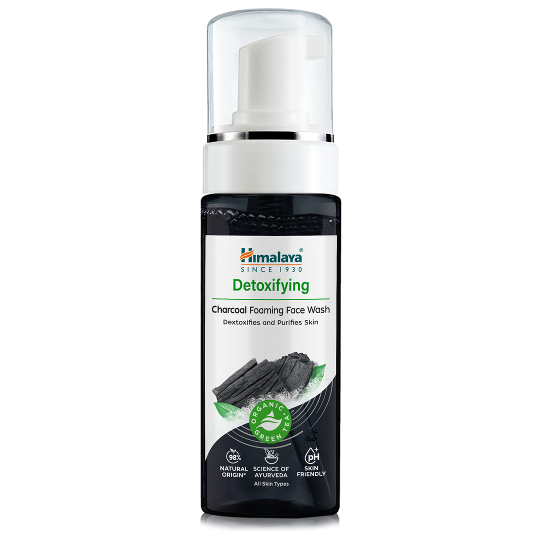 HIMALAYA MOUSSE DETERGENTE VISO DETOX AL CARBONE ATTIVO 150ML