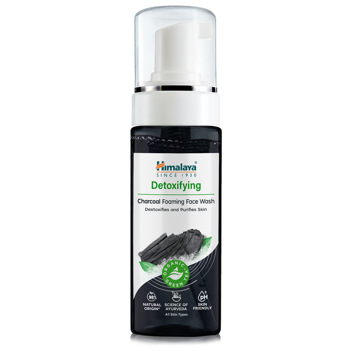 HIMALAYA MOUSSE DETERGENTE VISO DETOX AL CARBONE ATTIVO 150ML