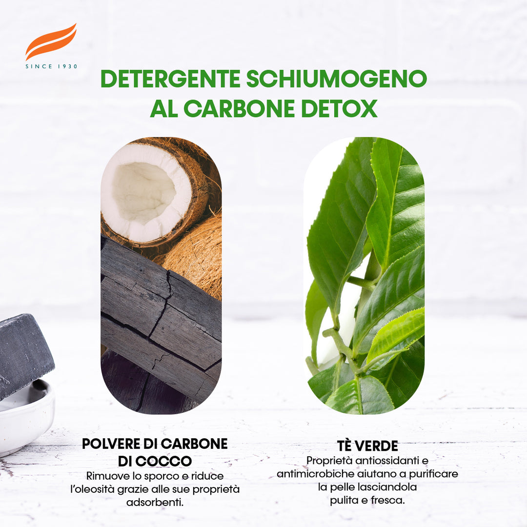 HIMALAYA MOUSSE DETERGENTE VISO DETOX AL CARBONE ATTIVO 150ML