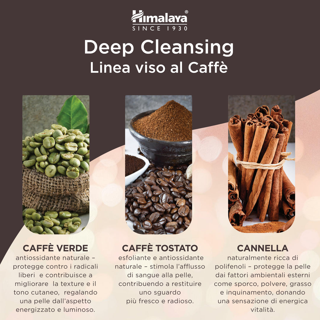 Himalaya Scrub viso al caffè per una pulizia profonda - 75 ml