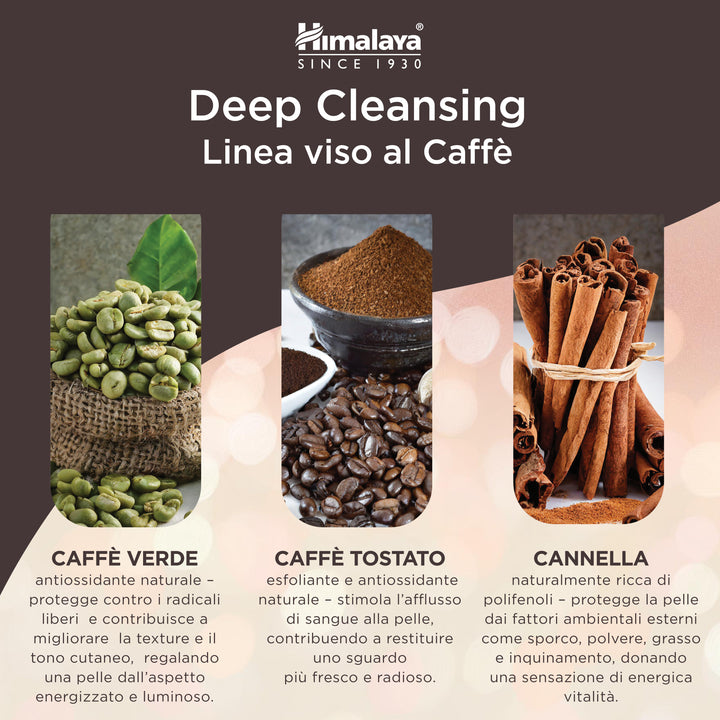 Himalaya Scrub viso al caffè per una pulizia profonda - 75 ml