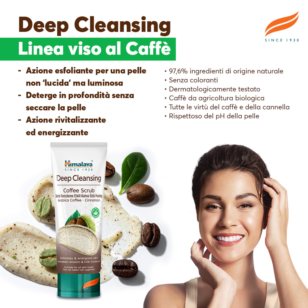 Himalaya Peeling viso al caffè ad azione profonda 75 ml