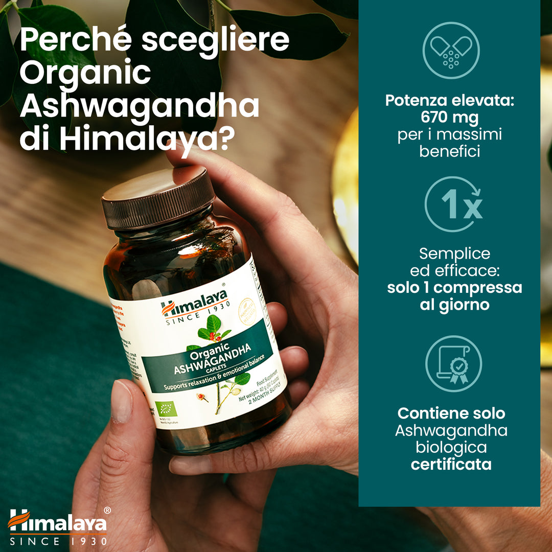 Himalaya Organic Ashwagandha (Indian Ginseng) – Himalaya Wellness (Italy)