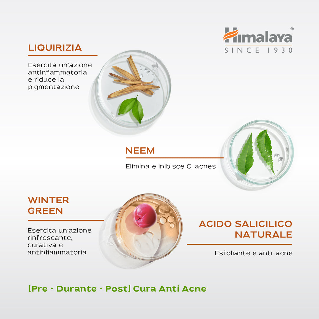 Himalaya Acne Clear+ Gel detergente viso