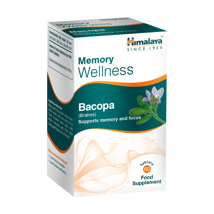 Himalaya Memory Wellness Focus Bacopa (Brahmi) - 60 Compresse