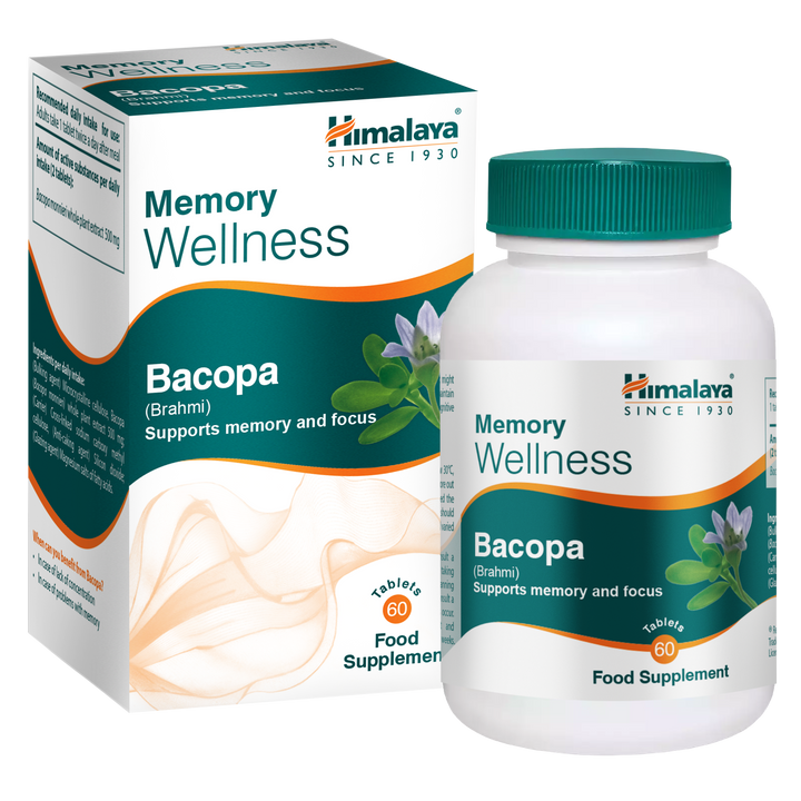 Himalaya Memory Wellness Focus Bacopa (Brahmi) - 60 Compresse