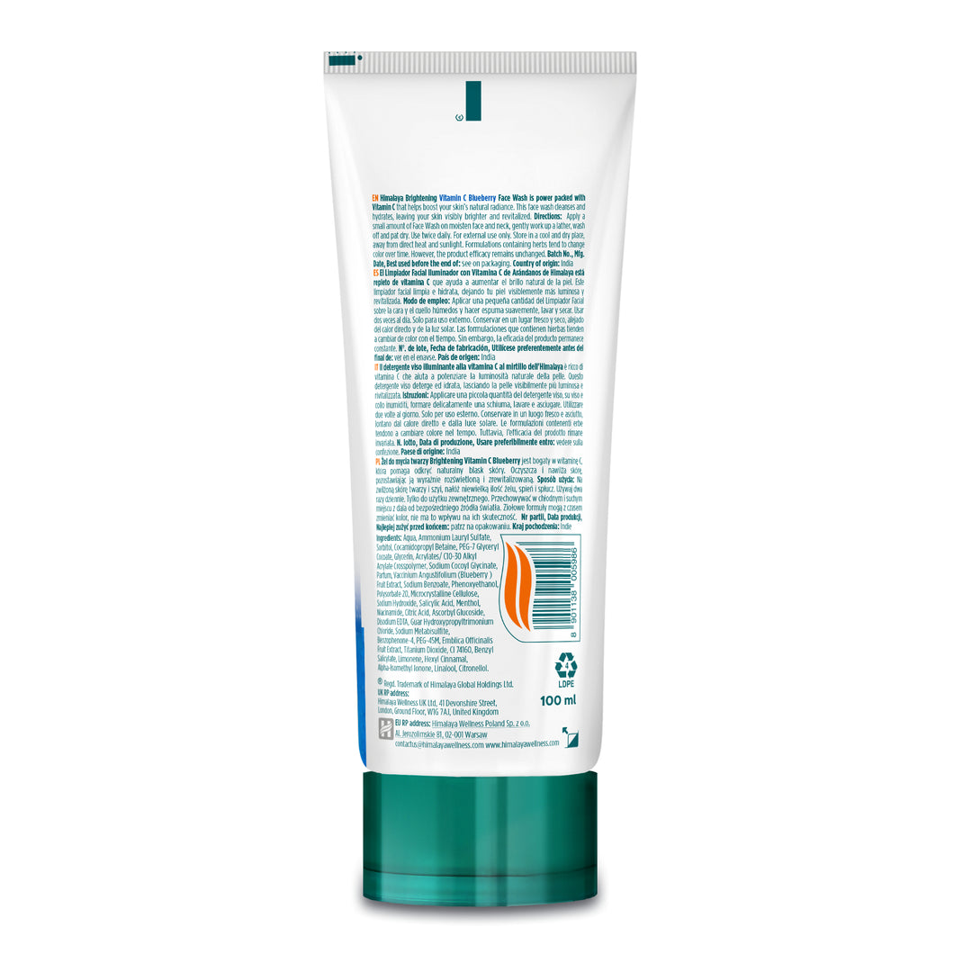 Himalaya lavaggio del viso all'arancia con vitamina C illuminante