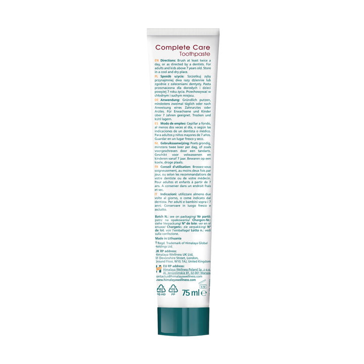 Dentifricio Himalaya Botanique Complete Care - Cannella 75 ml