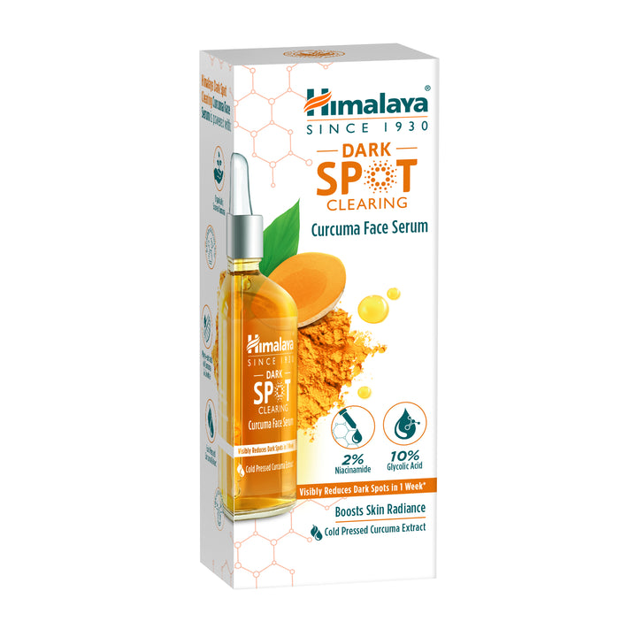 Siero viso alla curcuma schiarente delle macchie scure dell'Himalaya