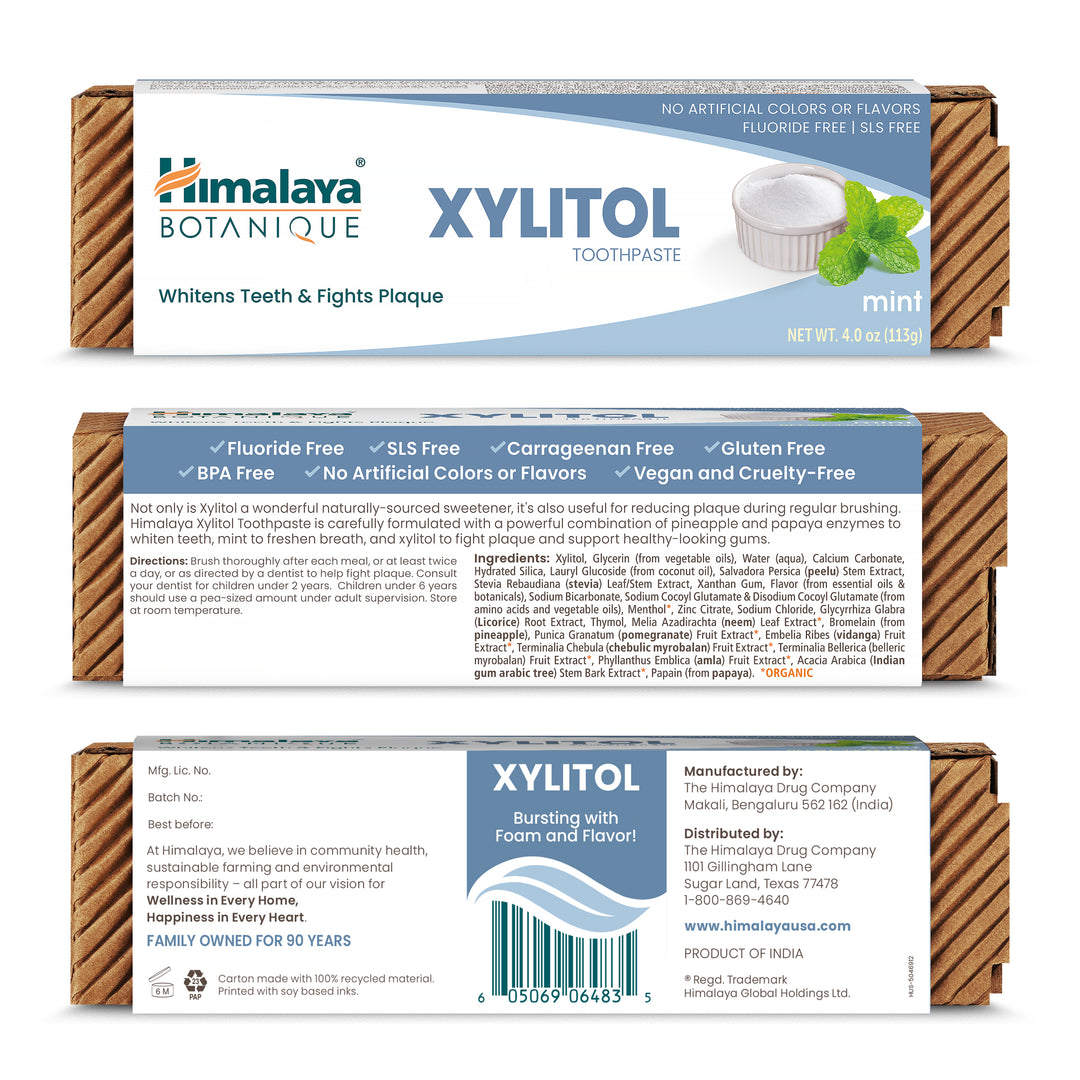 Himalaya Botanique Dentifricio allo Xilitolo - 113 g