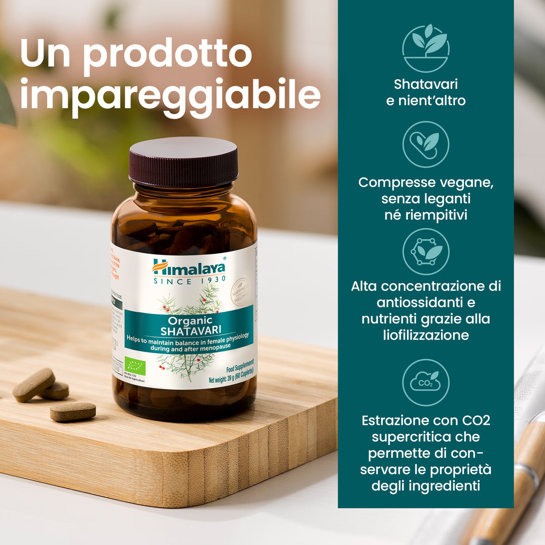 Himalaya Organic Shatavari 60 compresse