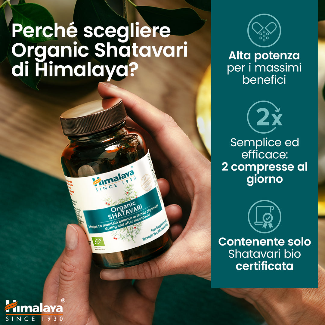 Himalaya Organic Shatavari 60 compresse
