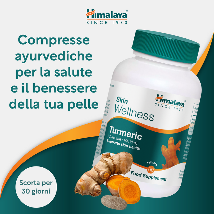 Himalaya Skin Wellness Turmeric - 60 Compresse