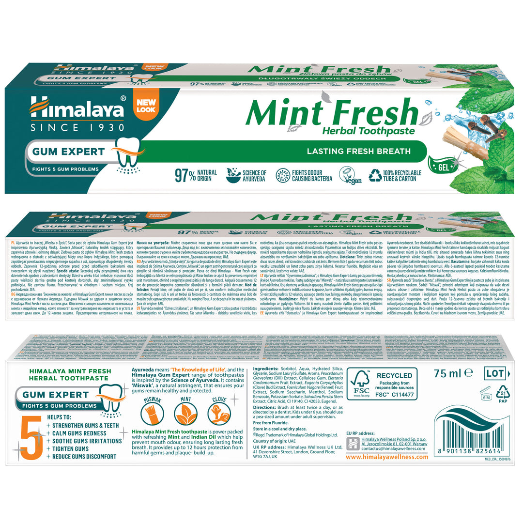 Dentifricio alle erbe Gum Expert - Menta Fresca - 75 ml