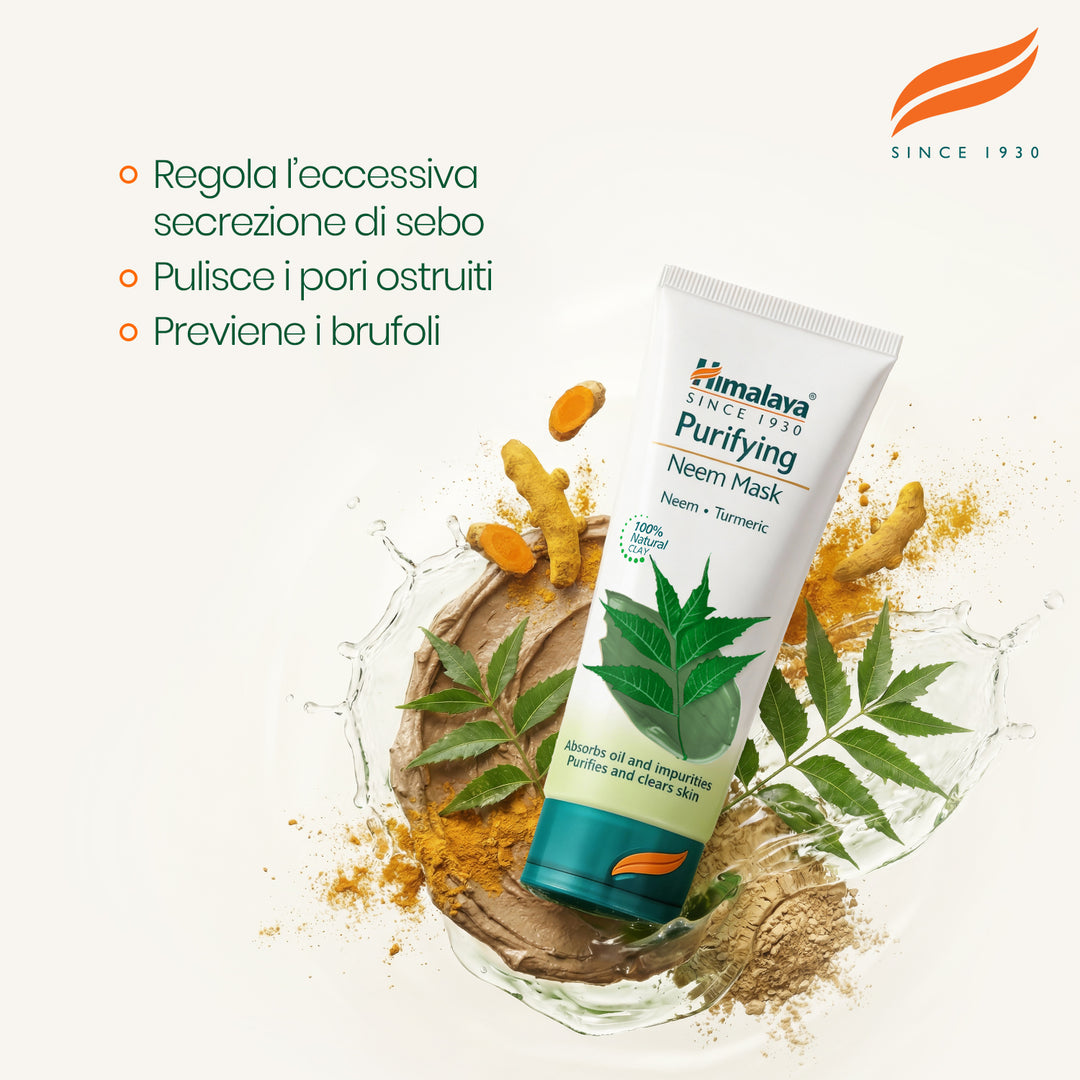 Maschera purificante al neem