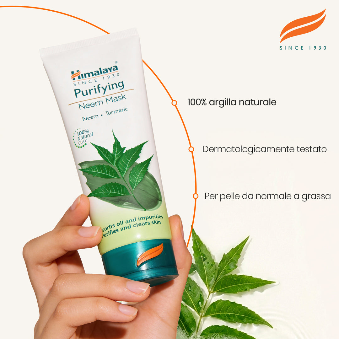 Maschera purificante al neem