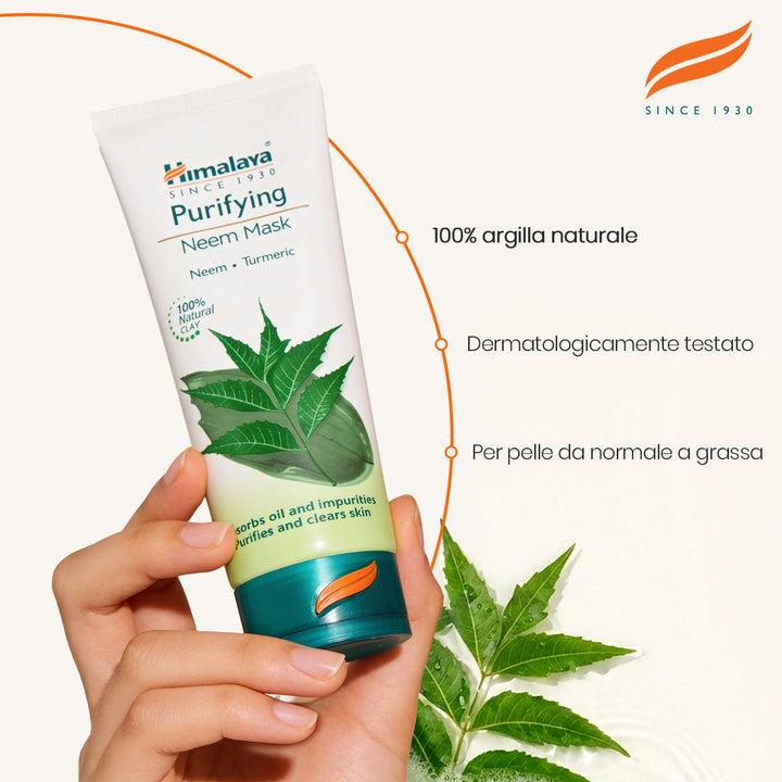 Maschera purificante al neem