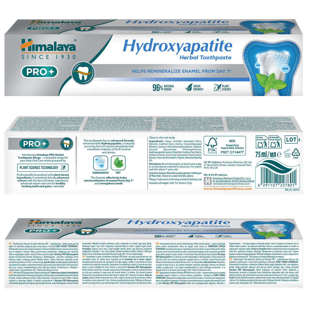 Himalaya PRO Idrossiapatite (Hydroxyapatite) Dentifricio
