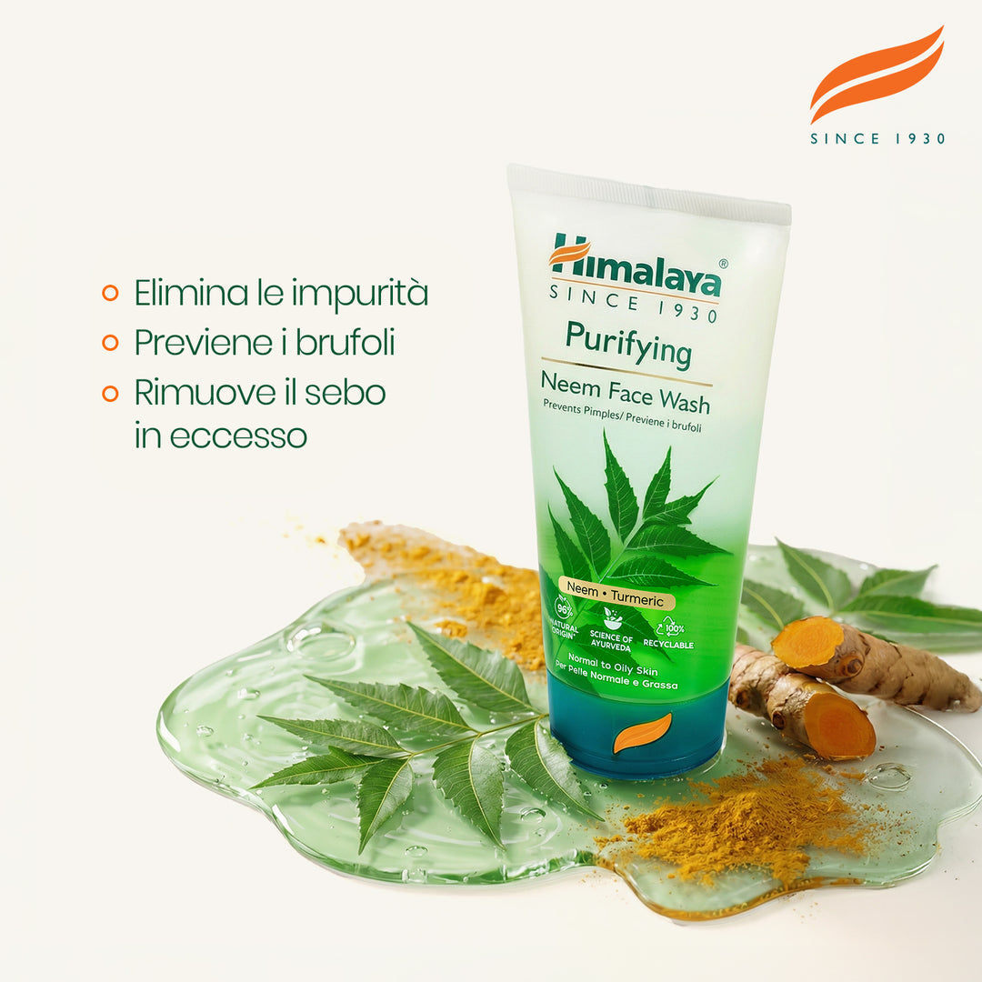 Detergente viso purificante a base di Neem
