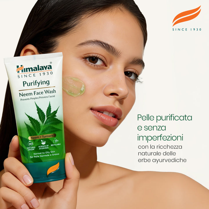 Detergente viso purificante a base di Neem
